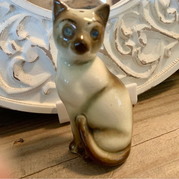 🌱Vintage Siamese Cat Ceramic~farmhouse~trinkets~granny core~cottage core~pets - Picture 5 of 10